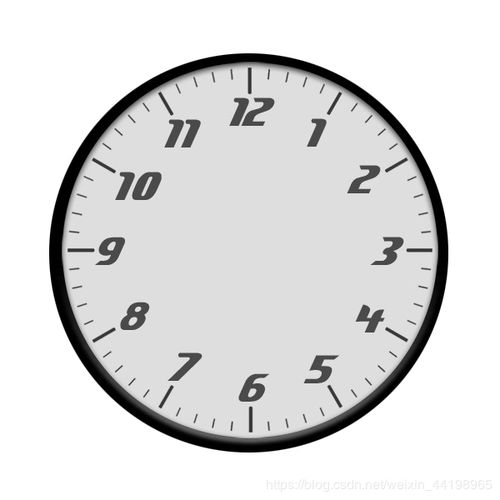 原生JS实现动态钟表效果