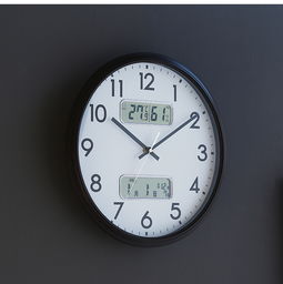 时光的温度 佳佰FX-7827电子静音挂钟，为现代家居注入智能与美感