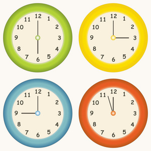 圣诞时钟工具 创意设计素材与插画集锦